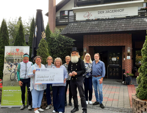 Der Jägerhof unterstützt Jubiläum der Glückstour